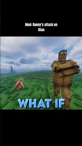 Best Attack On Titan Mod! #minecraft #minecraftmods #attackontitan #fypシ