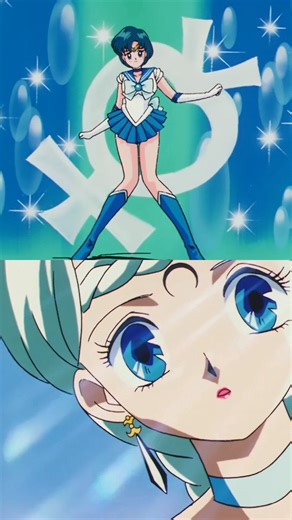 SailorMercurius.jpg on Instagram: "Sailor Mercury vs. Berthier! 🌊🩵✨️ - Sailor Moon R (Episode 71: For Friendship: Ami vs. Berthier) . . . #amimizuno #sailormercury #berthier #sailormoon #セーラームーン"