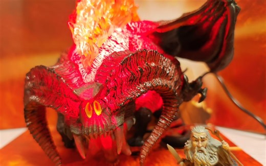 Xplus q版 star ace 指环王 炎魔 甘道夫，怪兽系列