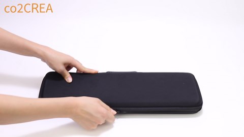 co2CREA Hard Case Replacement for Logitech MX Keys S/MX Keys Advanced Wireless Illuminated Keyboard (Case for MX Keys Keyboard, Black Case)