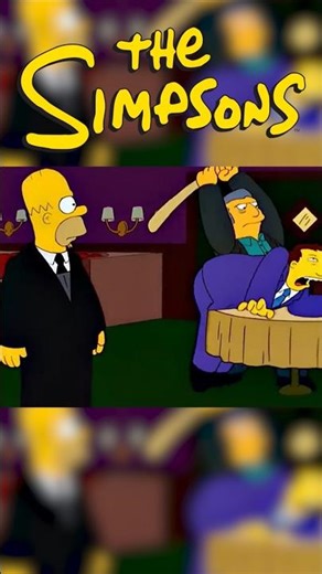 Was Homer A Good Bodyguard? 🤔 [The Simpsons] #simpsons #shorts