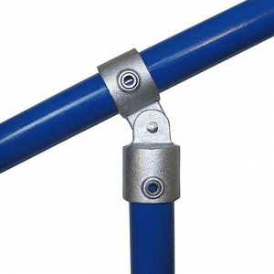 [Hot Item] Galvanized Steel Tube Fittings Pipe Clamp Handrail Key Clamp System