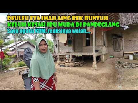 A young mother suddenly complained that her house was about to collapse.. Maybe she was just expr...