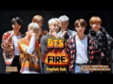 BTS (방탄소년단) Fire english lyrics english subtitles