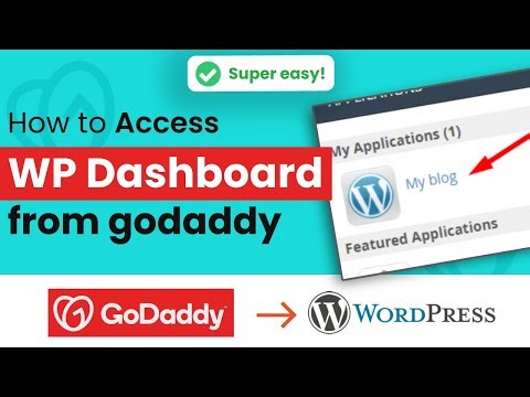 How to access WordPress dashboard from cPanel GoDaddy 2024 | Initial Solution