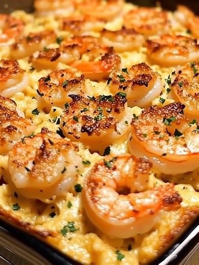 Baked Stuffed Shrimp Casserole Description: This Baked Stuffed Shrimp Casserole is a comforting seafood dish perfect for dinner or special occasions. Jumbo shrimp are filled with a flavorful breadcrumb stuffing, then baked until golden and juicy. Ingredients: 1 lb jumbo shrimp (peeled, deveined, butterflied) 1 cup breadcrumbs (preferably panko) 2 tablespoons butter (melted) 2 cloves garlic (minced) 1 tablespoon lemon juice 2 tablespoons parsley (chopped) ½ teaspoon paprika Salt and pepper to tas