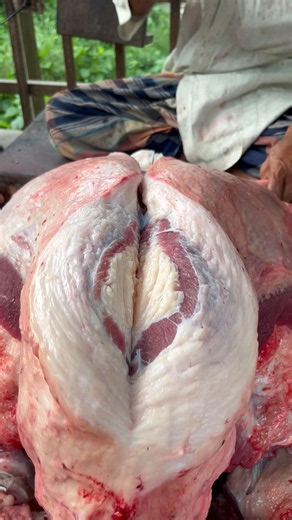Cow's ribs fat cutting and slicing skills #meatcuttingtechniques #meatslicing #meatmarket