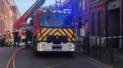 Tourcoing : un incendie rue des Piats détruit une maison