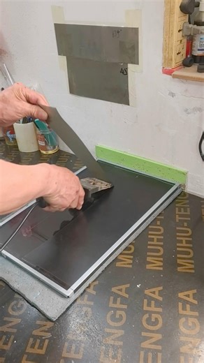 18s Remove Polarized Film From LCD Screen | Satisfying Process #polarizer #scratch #refurbish