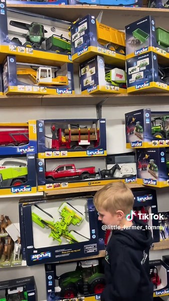 Exploring Farm Toys in a Mini Farmer's Paradise