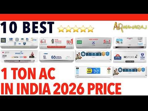 ❄️ Top 10 Best 1 Ton 5 Star Inverter Split AC iN India 2026 | 🔥 AC Price | Carrier, Panasonic, LG