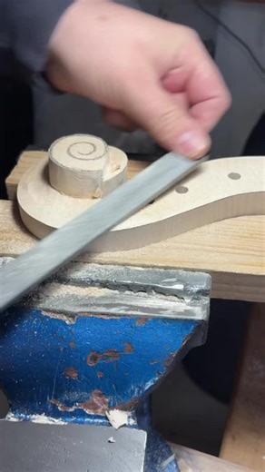 Crafting Unique Cello Scrolls by Hand