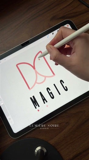 Create Your Stunning Name Logo with MAGIC on Procreate #NameLogo #TattooIdeas