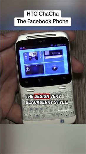 HTC ChaCha — The Facebook Phone 🤳 #retro #shorts