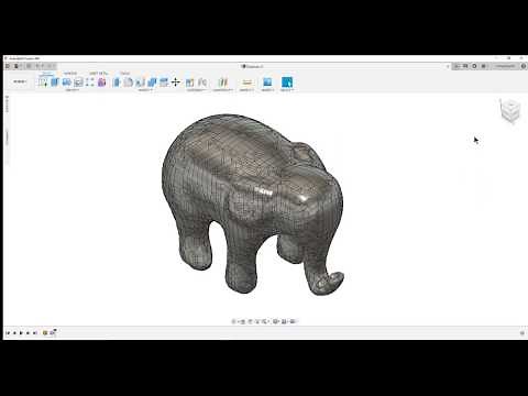 Triangular Mesh to Solid using 3DS MAX and Fusion 360
