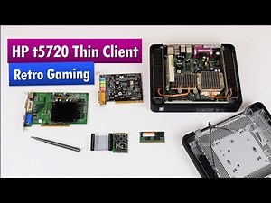 HP t5720 Thin Client Retro PC Gaming Windows XP and 98 and MS-DOS