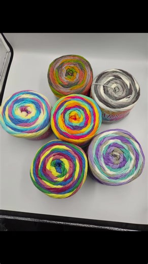 Knitco Carnival Aran Cake Yarn: Colorful Knitting Fun