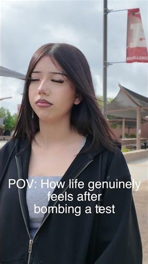 Pov: how life feels when you genuinely bomb a test #funny #school #test