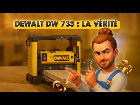 DEWALT DW733 : LA VÉRITÉ SUR CETTE RABOTEUSE !