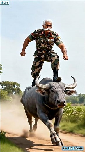 Senior Soldier Rescued Old Man and Built Golden Airplane for Him #shorts #ai #army #save