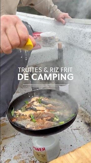 Le meilleur riz frit printanier, qu'on soit à la pêche ou pas! 🐟 #recettefacile