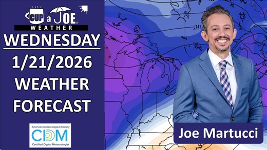 ❄ WEDNESDAY'S FORECAST: Looking at the data, I'm confident saying a winter storm is ON Sunday into Monday. Plan on cancelling plans. Here's what I can tell you know. If your personal forecast feels uncertain this winter, support is available. See You Through It Counseling offers in-person and virtual therapy for children, adults, and couples. Invest in healing that lasts. Visit seeyouthroughitcounseling.com or call 856-335-1352. | Joe Martucci: Meteorologist