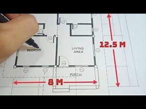 8m X 12.5m House Plan and Its Elevation Drawing