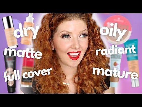 8 BEST Drugstore Foundations for Every Skin Type