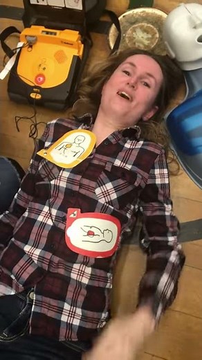 Defibrillator CPR and First Aid Class Prank - Brooks
