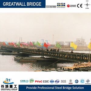 [Hot Item] Bailey Pontoon Floating Pontoon Portable Steel Bridge