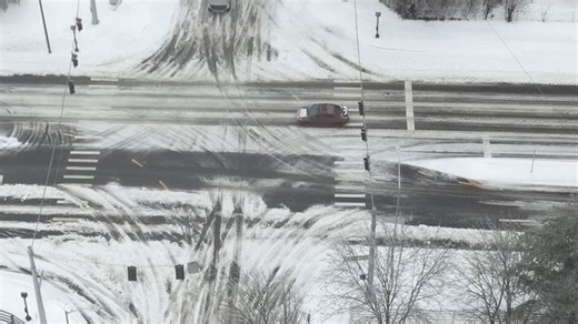 Lexington covered in snow during winter storm