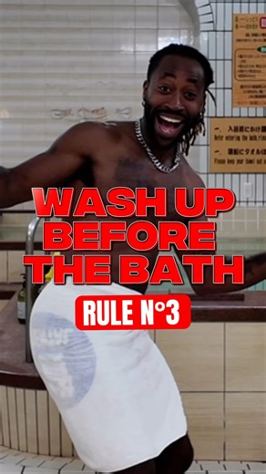 The bath is NOT for washing yourself! 🛁❌ #japan #onsen #comedy #japaneseculture