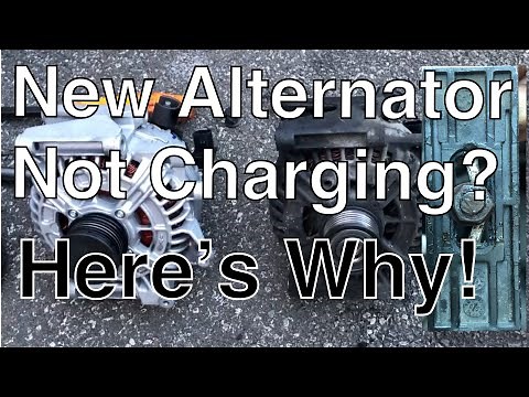 Mercedes New Alternator not charging. Here's why!