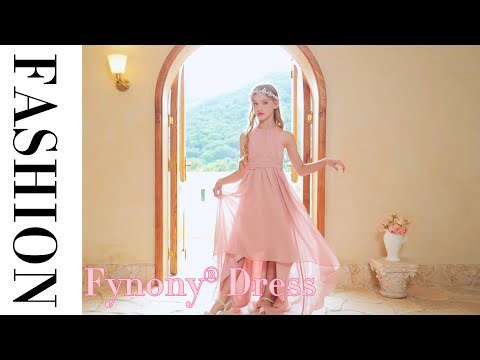 The Perfect Junior Bridesmaid Dress? ✨ Halter High-Low Gown with Criss-Cross Back!