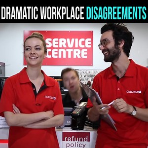 1.1M views · 30K reactions | So dramatic for no reason . . . . . . . #laugh #humor #comedyshow #relatable #funnymemes #comedy #funnymoments #lol #comedyvideo #comedyskit #funny #memes #working #office #relatablememes #work #dankmemes #boss #manager #managersbelike #customers | Viva La Dirt League | Facebook