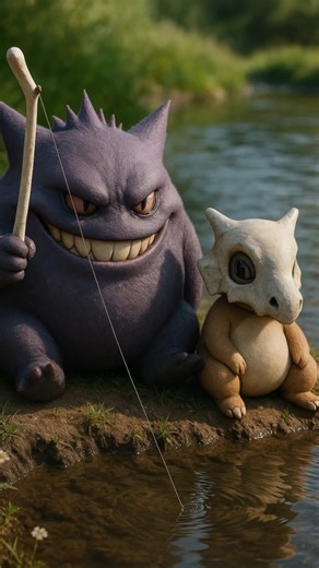 Gengar's Adventure in Real Life #pokemon #pokemontiktok