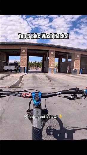 Top 3 bike washing hacks! #mtb #bikes #bikehacks #mountainbike #mountainbiking #bike