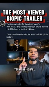 Michael is the most viewed biopic trailer of all time! #michaeljackson #michael #jaafarjackson #michaelbiopic #michaelmovie #movie #movies #newmovies #michaeljacksonmovie | RP Film Reviews