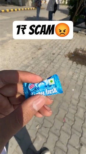 1₹ Center Fresh Scam 😡!!#shorts #scam #vlog