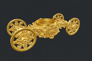 Cinderella Carriage Chassis STL for 3D Printing - Etsy Canada