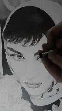 REALISTIC BLACK GRAPHITE HAIR BLENDING FOR BEGINNERS EXPLAINED #realism #graphite #pencil
