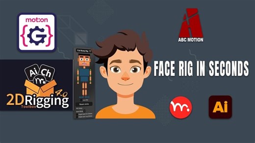 “Face Rig in Seconds 😱 | Moho 2D Head Rig Tutorial | Rigging Toolbox 4” | Mohamed Hamed