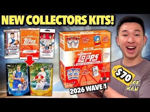 THE NEW OFFICIAL 2026 TOPPS COLLECTORS KITS HAVE ARRIVED (WAVE 1)! 😮🔥