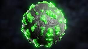 Procedural Crystal Rock Material