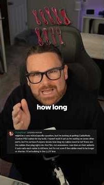 How long should I make my PSU cables?