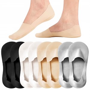 Livease 8 Pairs Women No Show Socks, Invisible Low Cut Liner Boat Socks, Footies Socks, Size 9-12