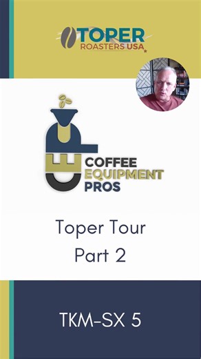 TOPER TOUR, PT 2: Our 3-part Reels series highlighting the Toper TM-SX 5 (5kg) roaster continues.⁠ ⁠ Part 2 showcases the Toper 5kg's computer component cabinet/easy access, exterior chaff collector, and more.⁠ ⁠ Make sure to watch for Part 3 posted later today — and go back and catch Part 1 if you missed it!⁠ ⁠ 🌎 www.coffeeequipmentpros.com⁠ > New Roasters > Toper ❤️ Follow for more!⁠ ✈️ Share with a friend⁠ ⬇️ Save for later!⁠ ⁠ #coffeeequipmentpros #cepros #coffeeroaster #coffeeroastery #cof