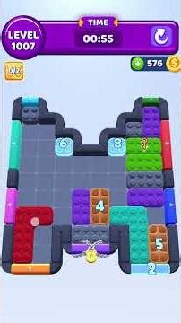 Beating Color Block Jam Level 1007 Without Boosters #puzzle #challenge