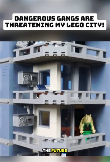Dangerous Gangs Are Threatening My LEGO City! | Part 4 #legotiktok #lego #legobuild #legobricks