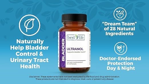 Naturally Help Bladder Control & Urinary Tract Health